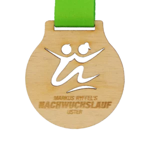 Custom made medal for Markus Ryffel’s Run