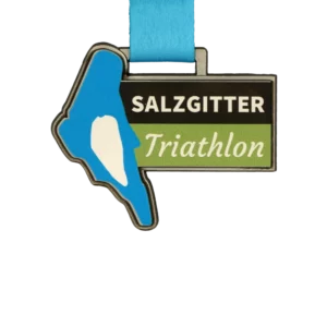 Custom made medal for Salzgitter Triathlon