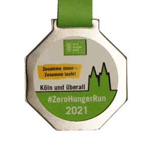 Custom made medal for ZeroHungerRun