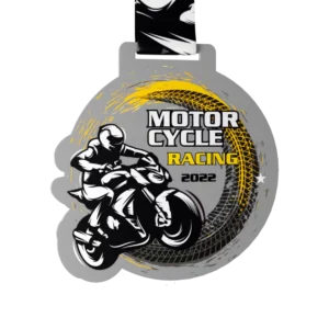 Custom made medal for Ireland motorcycle race 2022