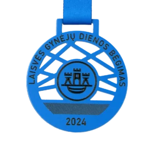 Custom made medal for Course de la Liberté